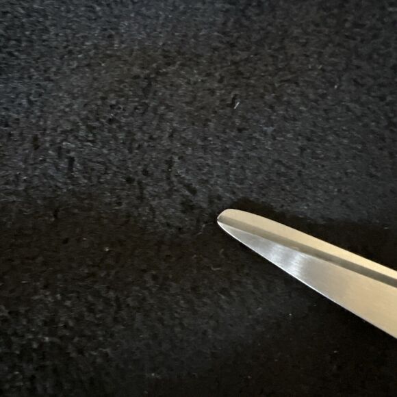 Vtg 50s Forstmann Pea Coat S/M Black Cashmere 1/2 Sleeve Pockets Retro Glam MCM - Picture 10 of 16